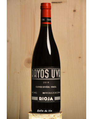 rayos uva 2018 rioja rivière tempranillo graciano grenache vin rouge bio espagne