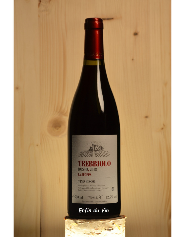 trebbiolo 2018 emilia italie la stoppa barbera bonardo vin rouge bio biodynamie naturel