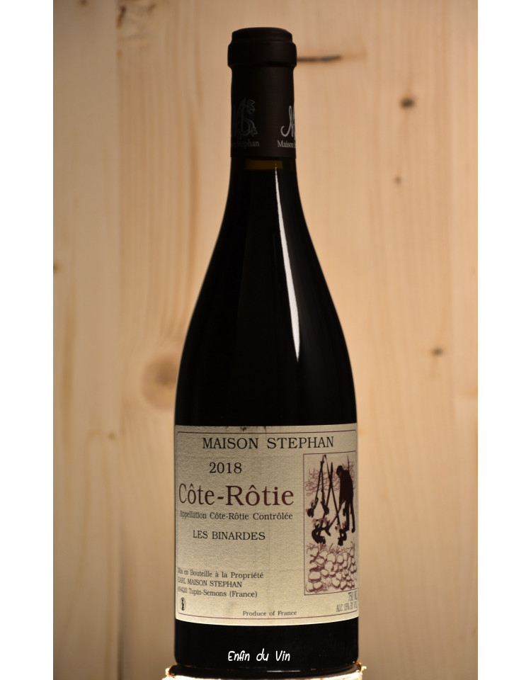 les binardes 2018 côte rôtie maison stephan rhône syrah viognier vin rouge bio naturel les binardes 2018 côte rôtie maison stephan rhône syrah viognier vin rouge bio naturel