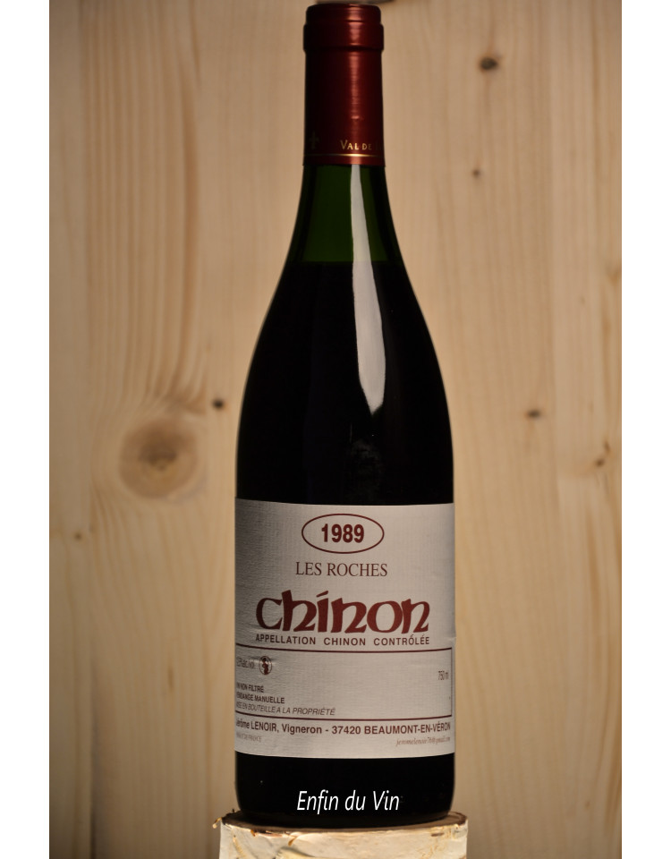 1989 Chinon Les Roches Lenoir Cabernet-Franc Val de Loire 1989 Chinon Les Roches Lenoir Cabernet-Franc Val de Loire