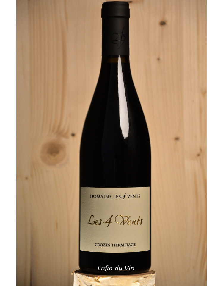Les 4 Vents Crozes-Hermitage Rhône Syrah vin rouge biologique Les 4 Vents Crozes-Hermitage Rhône Syrah vin rouge biologique