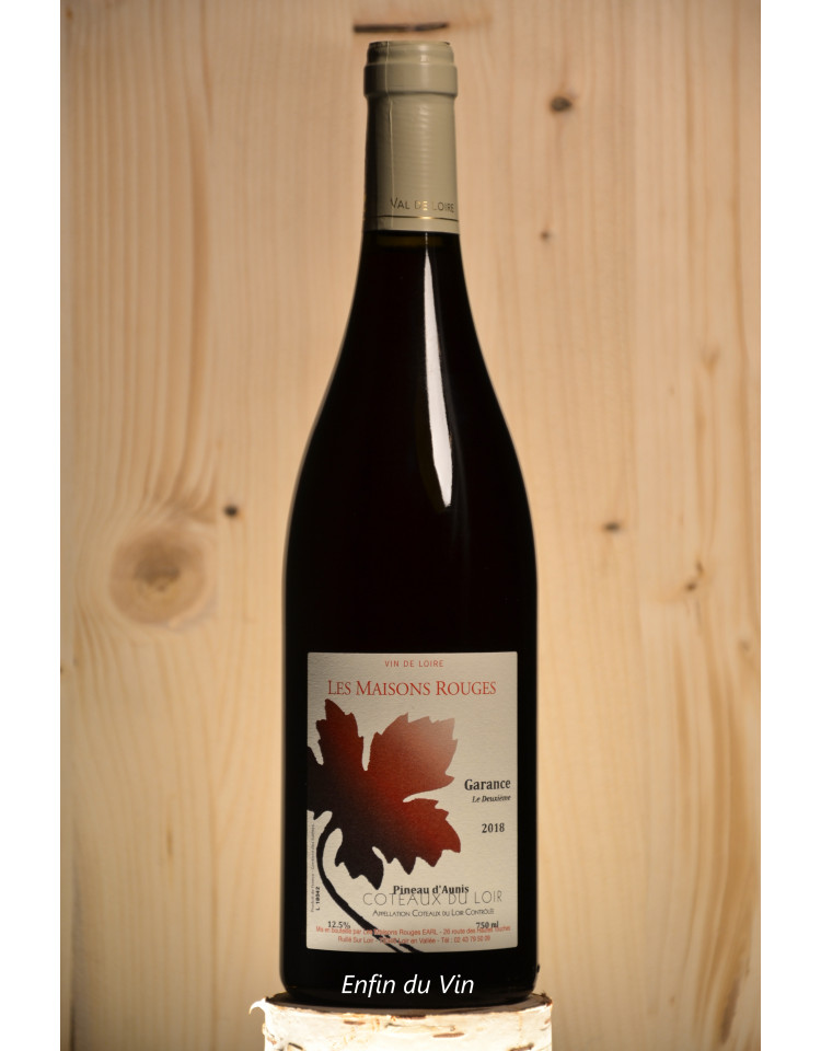 garance le deuxième 2018 coteaux du loir domaine les maisons rouges pineau d'aunis vin rouge bio biodynamie biodyvin garance le deuxième 2018 coteaux du loir domaine les maisons rouges pineau d'aunis vin rouge bio biodynamie biodyvin
