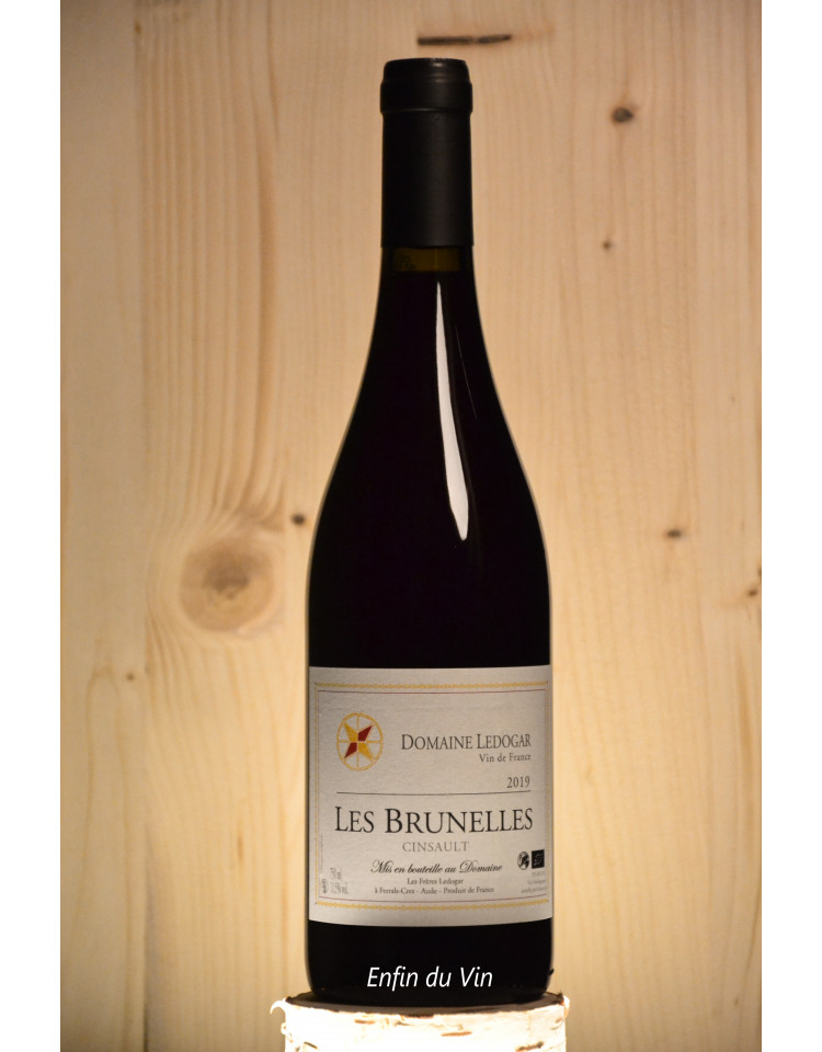 brunelles 2019 domaine ledogar languedoc roussillon cinsault vin rouge bio naturel