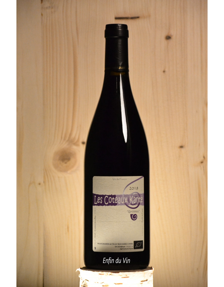 les coteaux kanté 2018 vin de france domaine de mirebeau bruno rochard grolleau noir bio biodynamie naturel val de loire