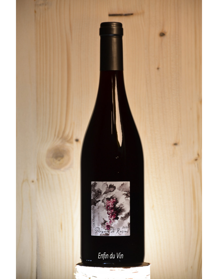 poignée de raisin 2020 côtes du rhône domaine gramenon grenache noir vin rouge biologique biodynamique naturel rhône