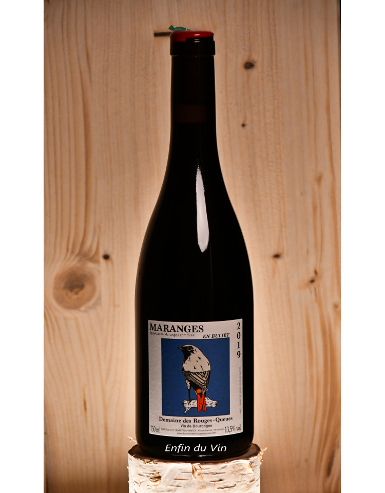en buliet 2019 Maranges Domaine des Rouges Queues Pinot Noir Vin rouge bio naturel biodynamique Bourgogne Vantey en buliet 2019 Maranges Domaine des Rouges Queues Pinot Noir Vin rouge bio naturel biodynamique Bourgogne Vantey