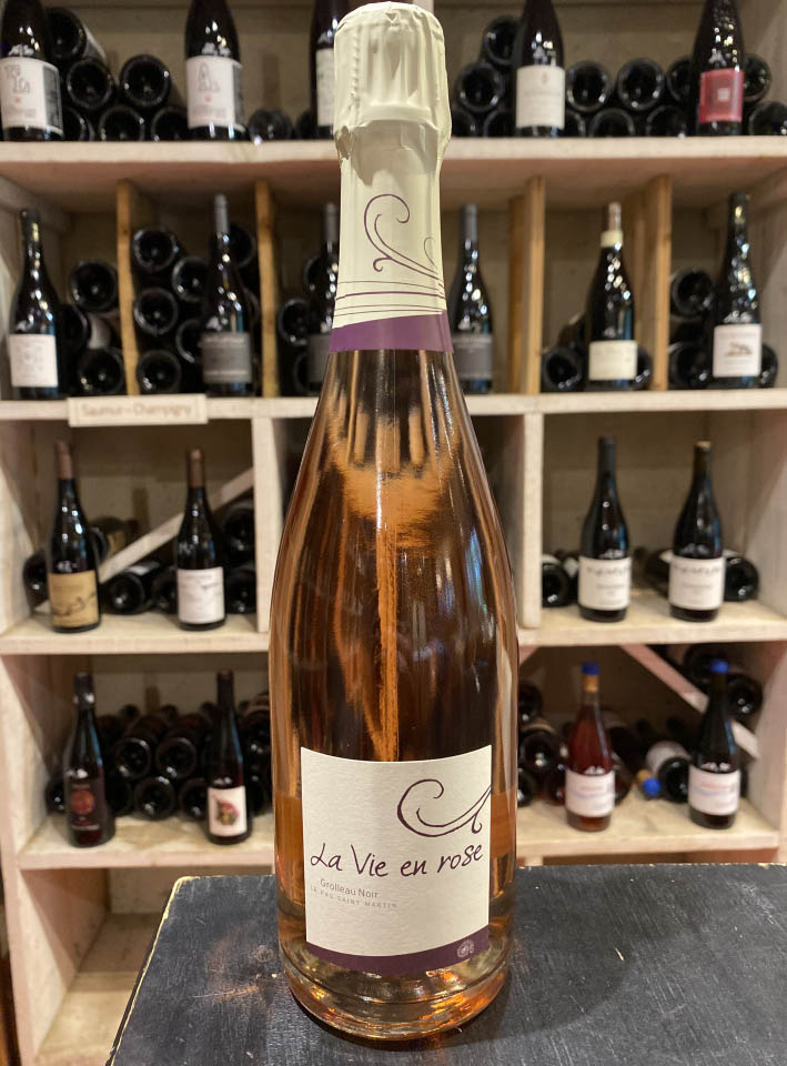 La Vie en Rose Vin de France Méthode Ancestrale Domaine Le Pas Saint Martin