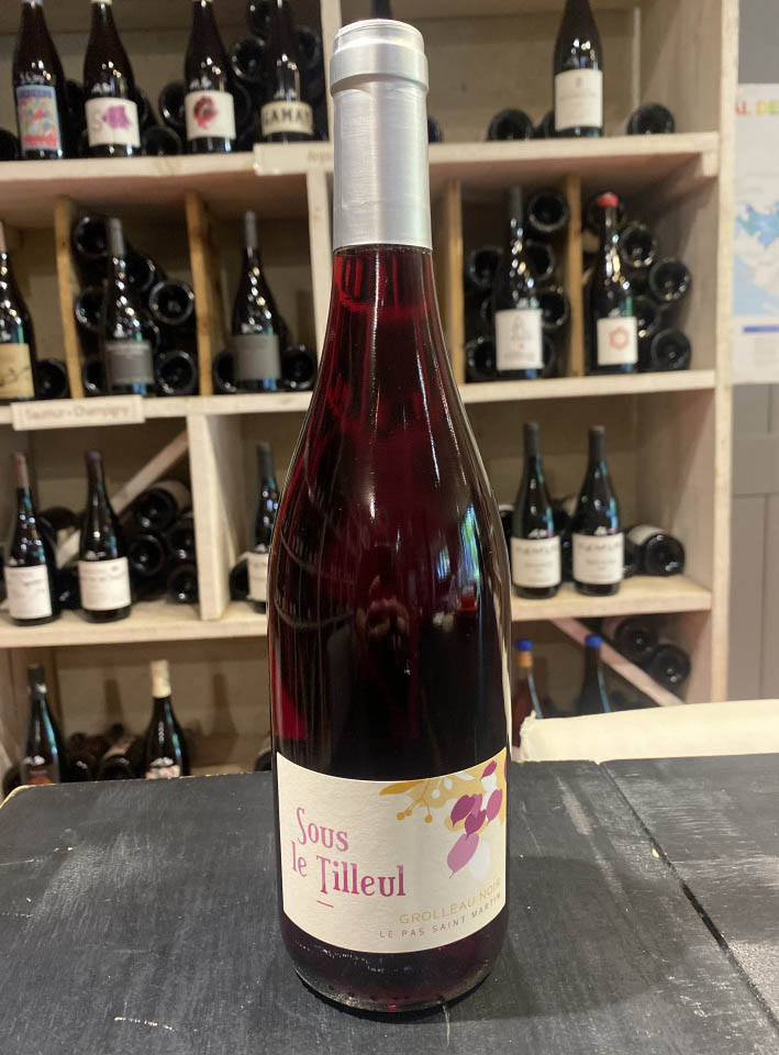 Sous Le Tilleul IGP Val de Loire Grolleau Noir Le Pas Saint Martin