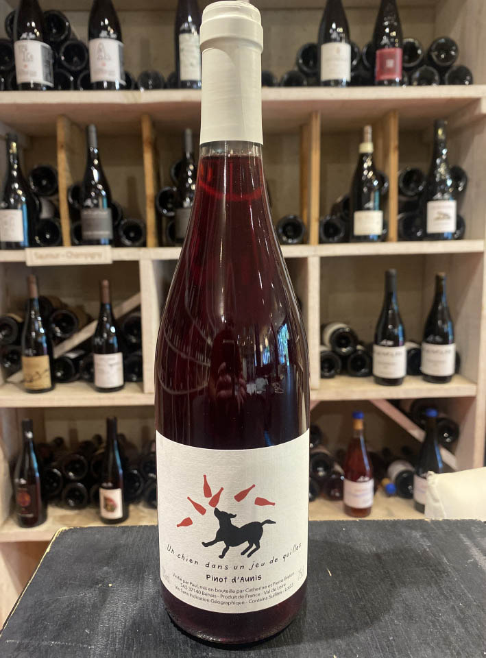 Un Chien Dans Un Jeu De Quille VDF Pineau D&rsquo;Aunis C et P Breton