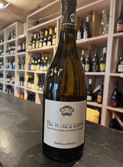 Côtes du Rhône blanc No Wine&rsquo;s Land 2023 Matthieu Barret