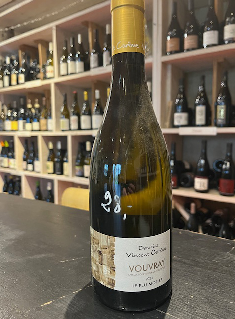 Vouvray Le peu morier 2023 Vincent Carême